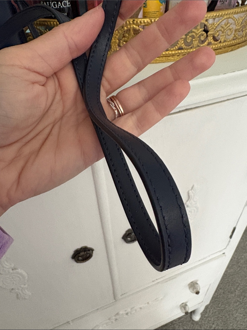 kate spade Navy Leather small crossbody - Picture 3 of 5